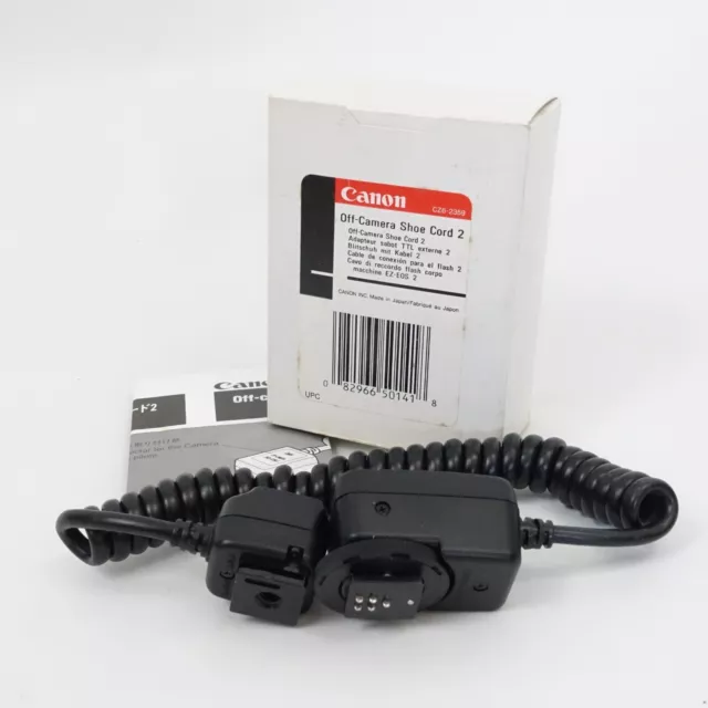 Canon Off-Camera Shoe Cord 2: Hot Shoe Extension CZ6-2359