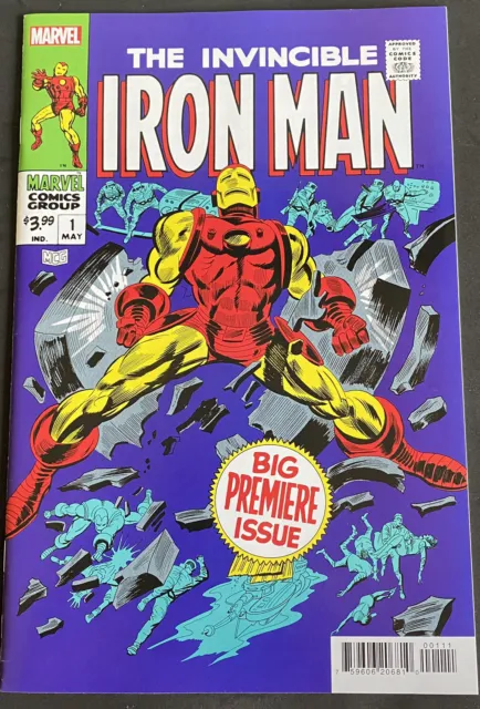 The Invincible Iron Man # 1 Facsimile Edition Mint Marvel 2023