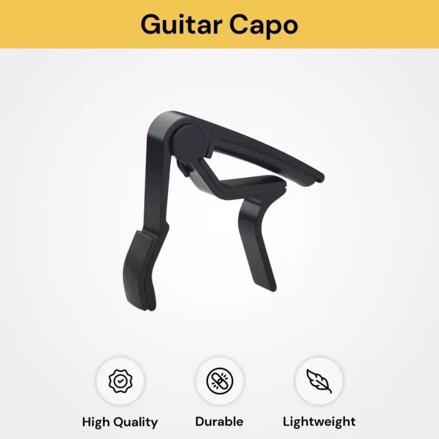 Aluminum Guitar Capo Spring Trigger Electric Acoustic Clamp Quick Change Release 2