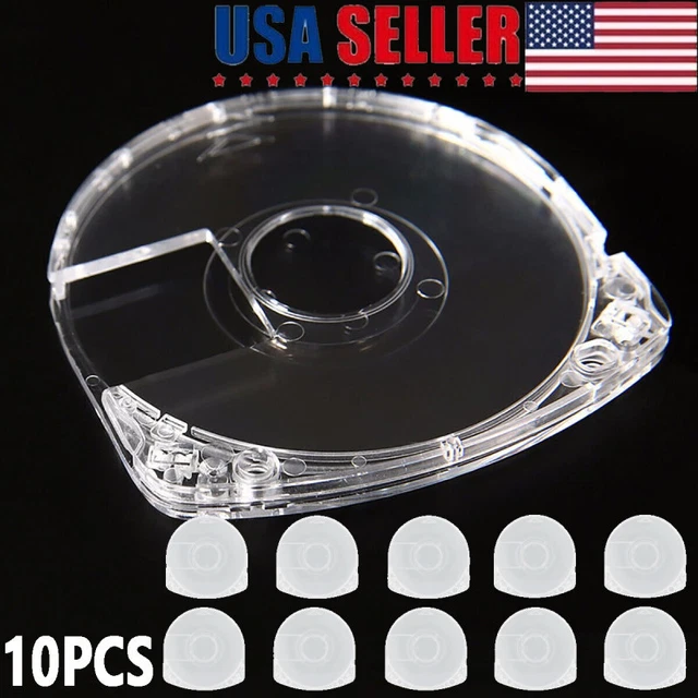 UMD PSP Replacement Game Shell Case Crystal Clear 10 Pack for PSP 1000 2000 3000