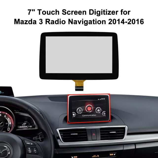 For Mazda 3 CX-3 MX-5 Radio Navigation 7" Touch Screen Digitizer TM070RDZ38