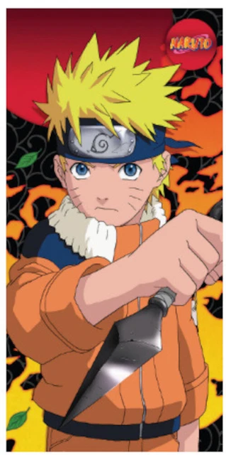 Naruto Bath Towel Beach Towel 27 5/8x55 1/8in