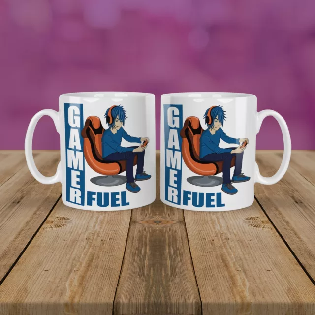 Gamer Fuel Mug, Birthday Gift For Son, Funny Gaming Mug For Dad, Mug For Men