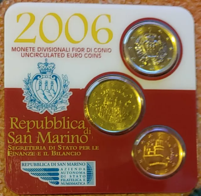 San Marino - Coin Card mit Mini KMS 2006