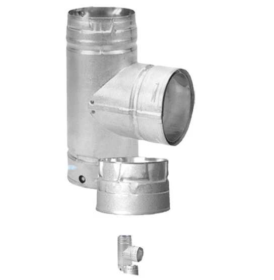 Stainless Steel Cleanout Tee for 3-in Vent Pipe (New) Ac-3067