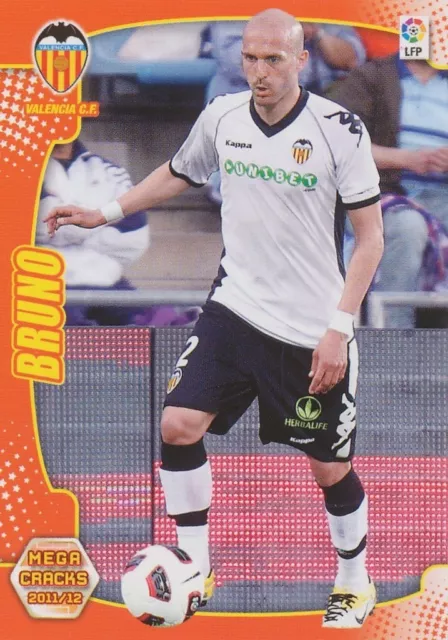 N°309 Bruno Saltor Grau # Valencia.cf Card Panini Mega Cracks Liga 2012