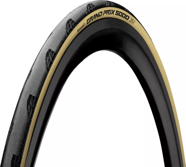 Continental Bike Grand Prix 5000 Tyre Foldable Blackchili Compound Black / Cream