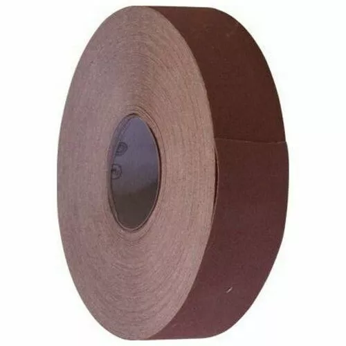 50mm Emery Cloth Roll Brown (Engineers Quality)  80, 120 Grit - Cut to Size