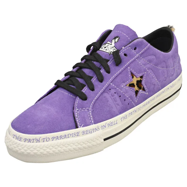 Converse One Star Pro Ox Unisex Lilac Fashion Trainers - 8 UK