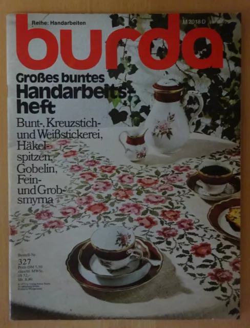 Burda Großes buntes Handarbeitsheft (Ausgabe von 1975) / Zustand = gut