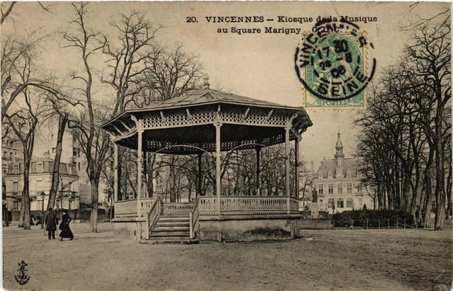 CPA AK VINCENNES Music Kiosk at Square Marigny (672269)