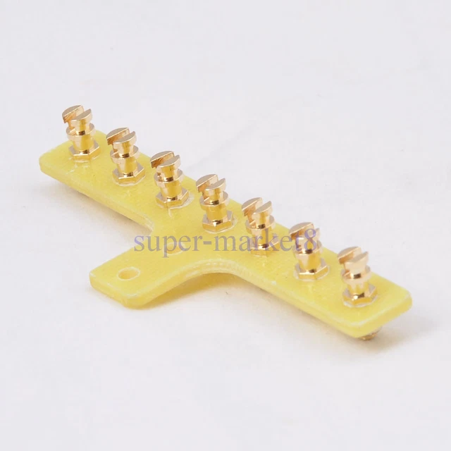 3pcs Turret Terminal Tag Strip 7Lug Board DIY Audio Guitar Tube Amplifier Parts