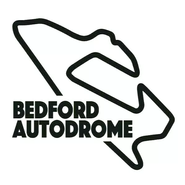 BEDFORD RACE CIRCUIT. Car vinyl sticker F1 Autodrome Grand Prix Formula One