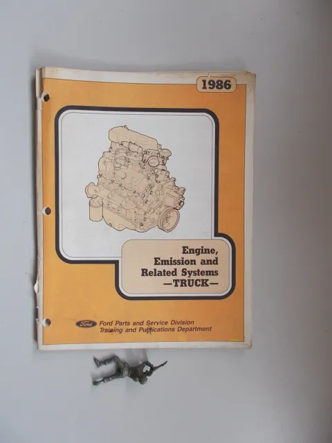 1986 Ford Truck Engine Emissions & Related Systems Book Manual Guide