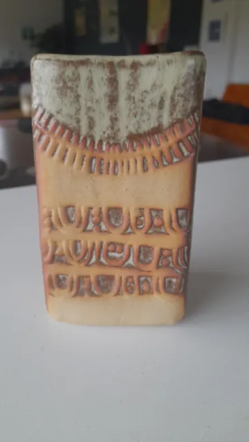 louis hudson pottery Slab Vase 13cm High