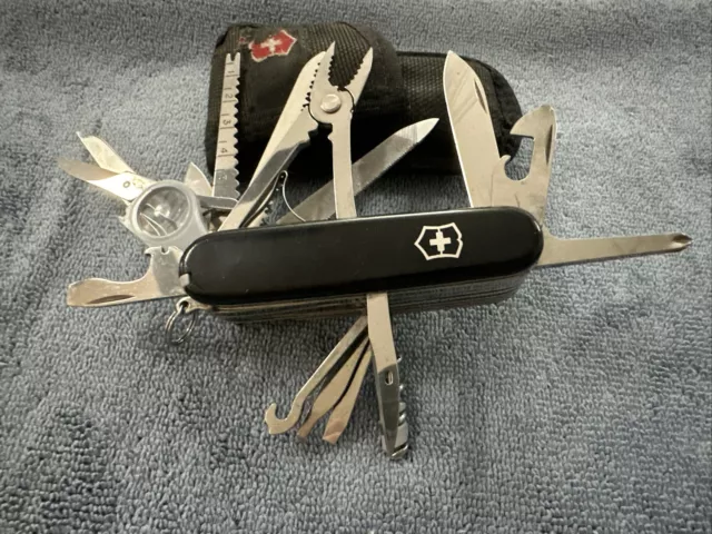 Victorinox SwissChamp Swiss Army Knife, 33 Function Swiss Made Pocket Knife