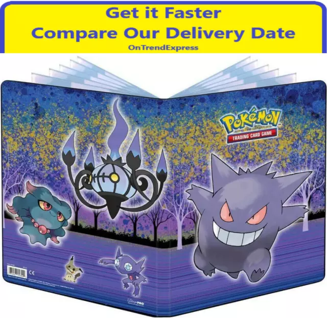 ULTRA PRO POKEMON Haunted Hollow Album Folder Portfolio 9 Pocket Holds 180 Cards