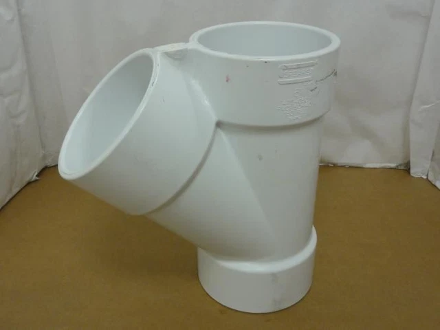 207997 Old-Stock; Spears 475-060 PVCI Sch: 40 Wye Fitting; Size: 6" FNPS