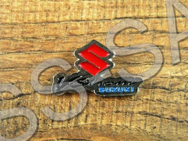 ^^^^^SUZUKI V-STROM VEST PIN^^^^^LAPEL ~1-1/8"x 3/4" BADGE PATCH KEY MOTORCYCLES