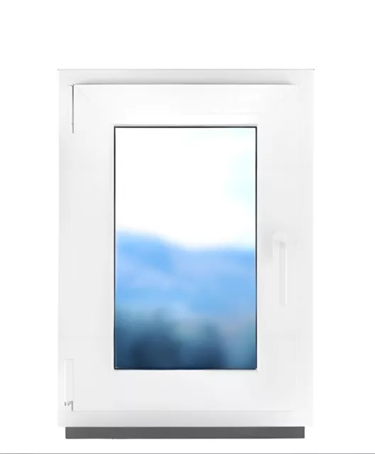 Finestra bagno plastica vetro latte satinato girevole ribaltabile - BauPlaza