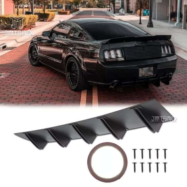 For Ford Mustang Shelby GT Car Rear Diffuser Bumper Fin Spoiler Lip Splitter Lip