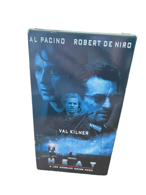 HEAT (VHS, 1995) Al Pacino Val Kilmer Robert De Niro Rated R Warner