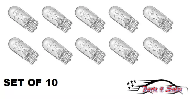 NEW Mercedes R107 W123 W124 W201 OSRAM OEM Instrument Panel Light Bulb Set of 10