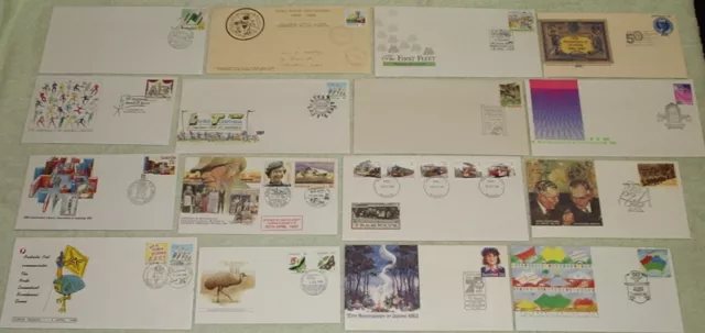 bulk Australian Covers, lot five - Unusual cancels, Envelopes or cards etc