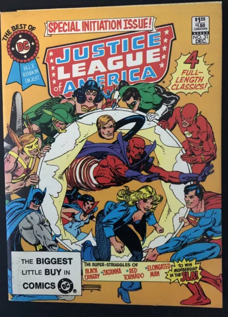 Best of DC Blue Ribbon Digest #31 (December 1982, DC) Justice League