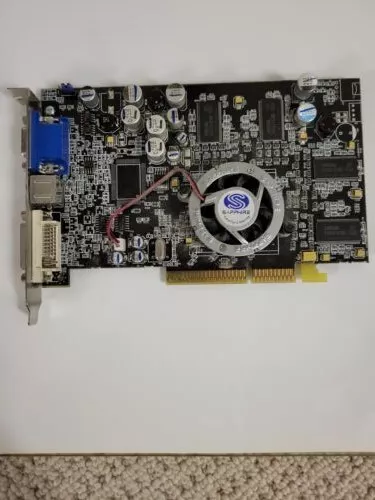 Sapphire ATI RADEON 9600 PRO R9600 AGP 128 MB DDR VGA DVI S Video Graphics Card