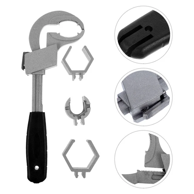 Chiave Per Svitare Aeratore Rubinetto - Strumento Rimozione Filtro Lavabo Con Rivestimento Gomma - Foto 7