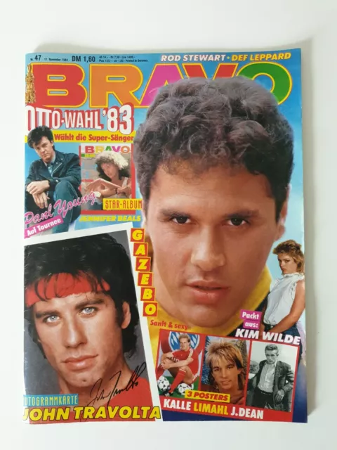 Bravo 47 / 17.11.1983  Paul Young / Def Leppard / Genesis / John Travolta (A141)