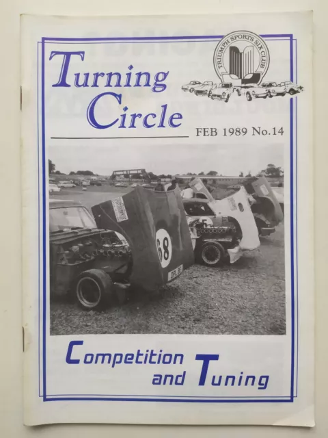 Turning Circle Magazine of The Triumph Cars Sports Six Club Feb. 1989 No. 14