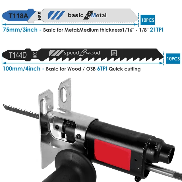 RECIPROCATING SAW ADAPTER Metal Electric Drill Attachment with 13 Saw