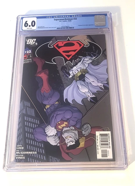 Superman Batman #22 October 10 2005 CGC 6.0 Jeph Loeb Superhero DC Comics Book