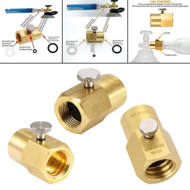 YHX-OU 5 Pièces Joints De Rechange Soda Stream Terra Art Duo - Joints Toriques Adaptateur CO2