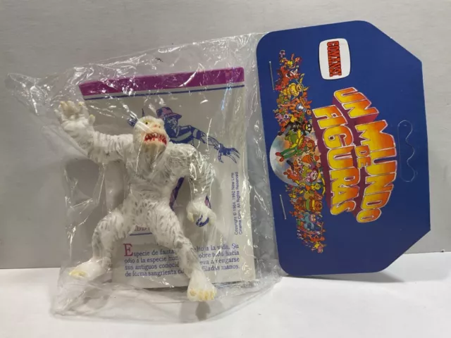 Super Monsters Yolanda Figure 1992: Yeti Monster Snowman Original Packaging Blister