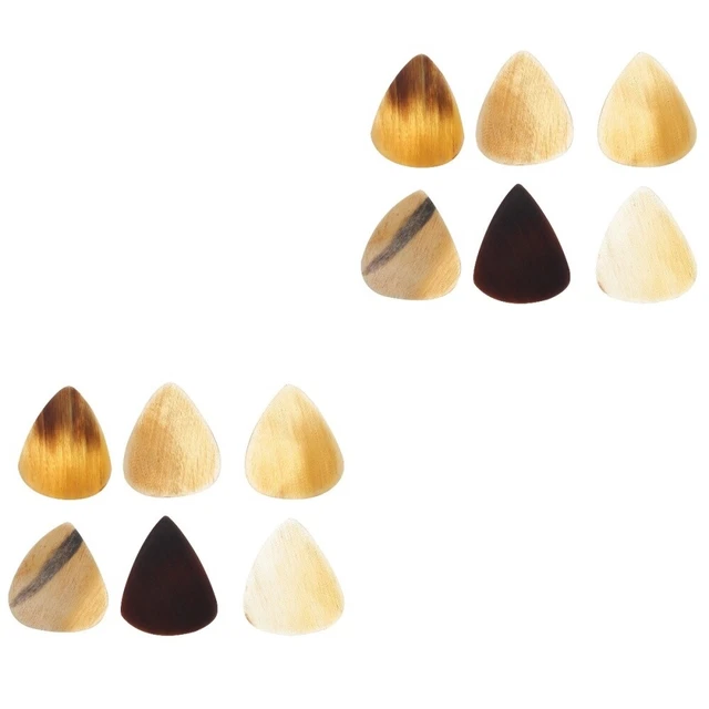 12 Pcs Horn Guitar Picks Horns for Electric Music Instrument Bass