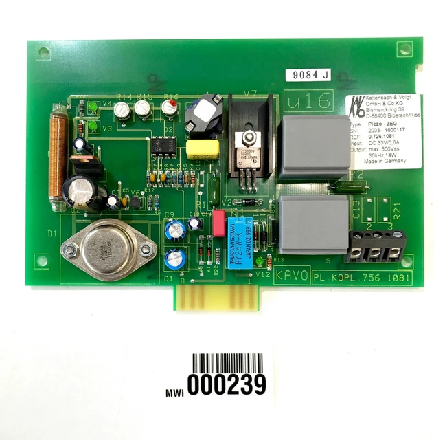 KAVO SYSTEMETICA 1062 Ersatzteil Platine ZEG Elektronik REF 7101501 MWi021163 EUR 149,00 - DE