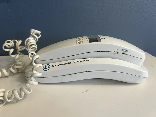 VINTAGE SOUTHWESTERN BELL Freedom Phone with Caller ID Model FM2552B £ ...
