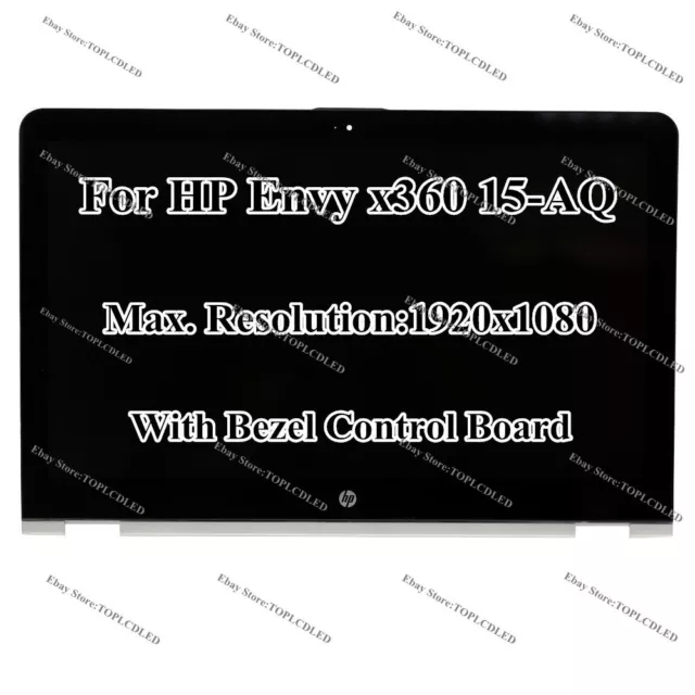15" HP Envy x360 15-AQ 15-AQ000 FHD LCD Display Touch Screen Digitizer Assembly