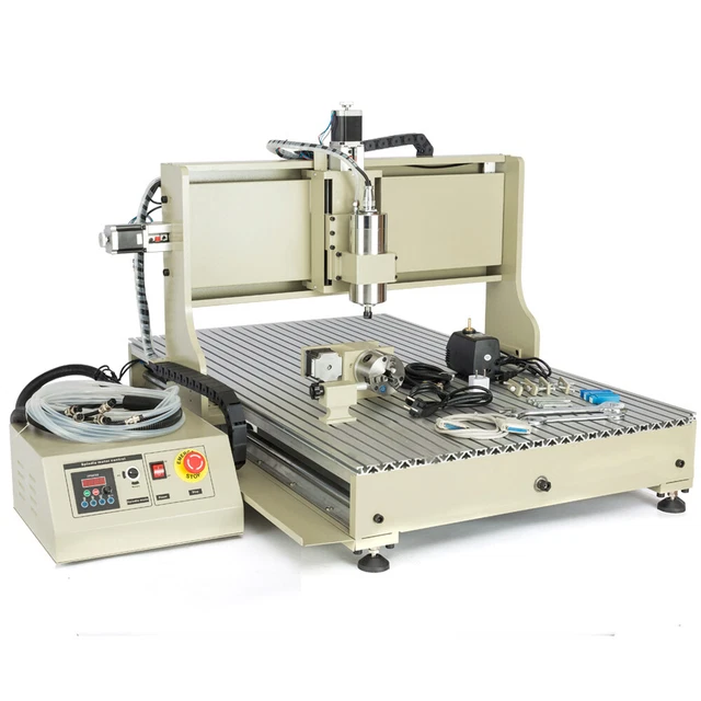 3Axis/4Axis 6090 3040 6040 CNC Router Engraver Milling Drilling ​3D Cutter USB