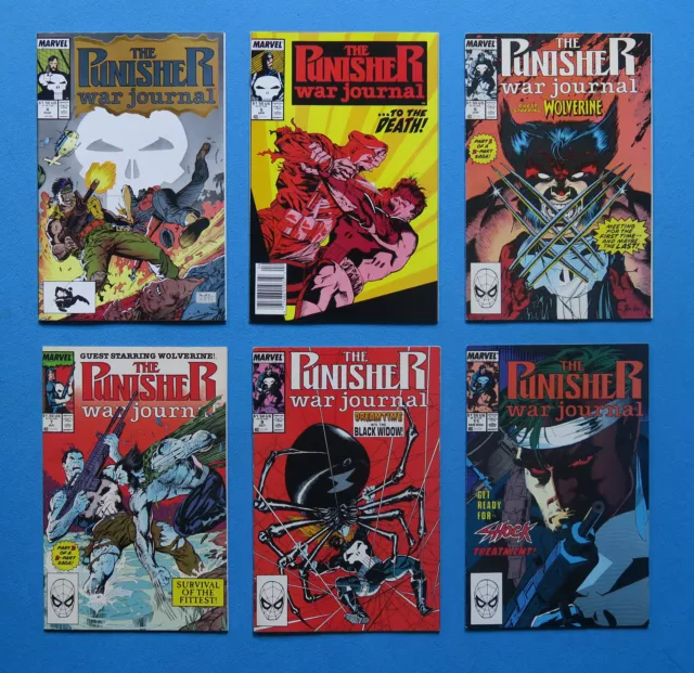 Punisher War Journal 4 5 6 7 9 & 11   VF+/VFNM
