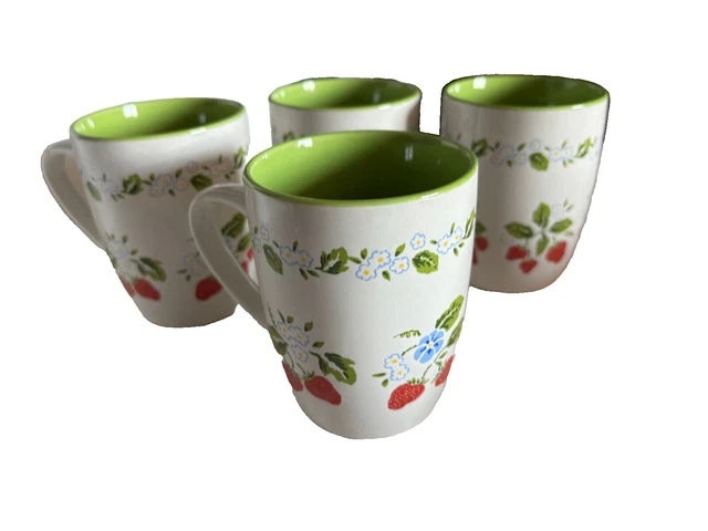 Lot De 4 Mugs Geneviève Lethu Pour Linvosges - Occasion Bon État - Multicolore