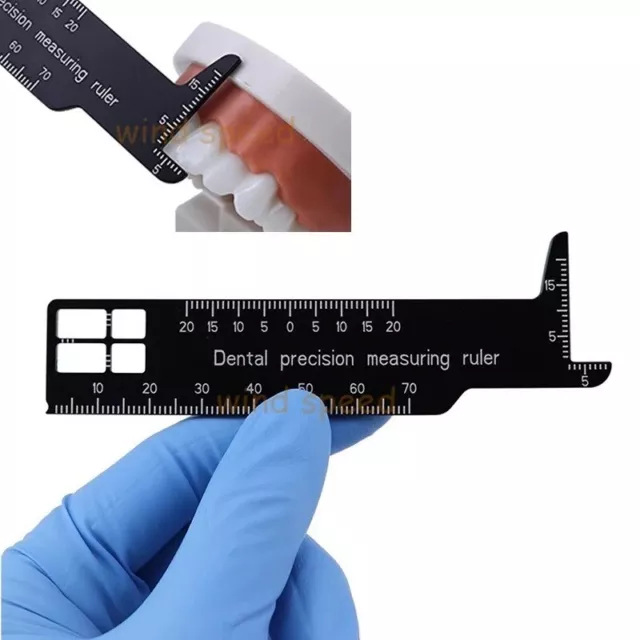 5pc Dental Precision Measuring Ruler Medical Endodontics Photography Gauge Scale