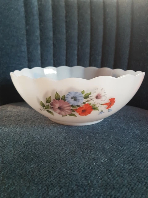 SALADIER FLEURS ROSE DE FRANCE 78113 ARCOPAL Verre - Vendu