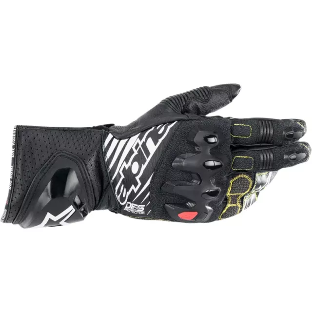 Alpinestars GP Tech v2 Gloves - Black/White - Large - #3320-0665
