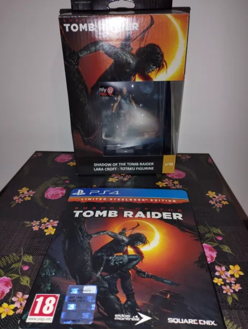 Shadow Of The Tomb Raider Playstation 4 Limited Steelbook Edition Ita + Totaku