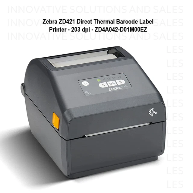ZEBRA ZD421 DESKTOP Printer 300 dpi Print Width 4inch USB ZD4A043