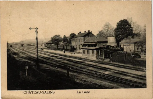 CPA AK CHATEAU-SALINS La Gare (255347)